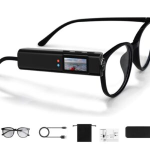 2.7K HD Glasses Camera WiFi Mini Sports Eyewear Camera DV Camcorder - Black