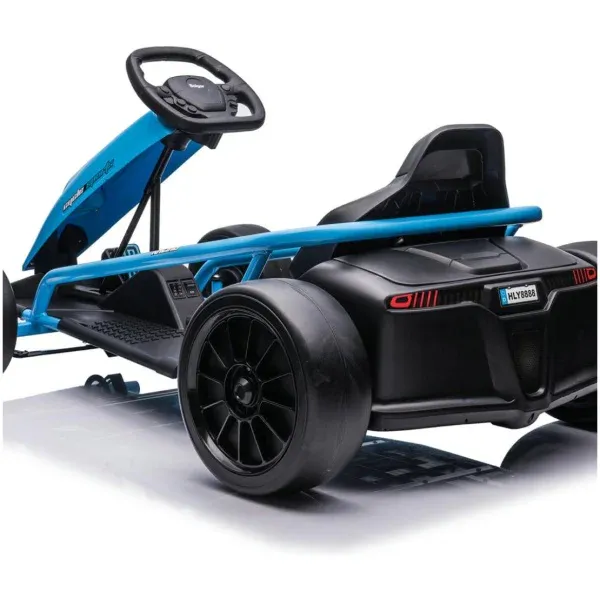 24V Go Kart for kids with Drift Function – Blue - Image 3