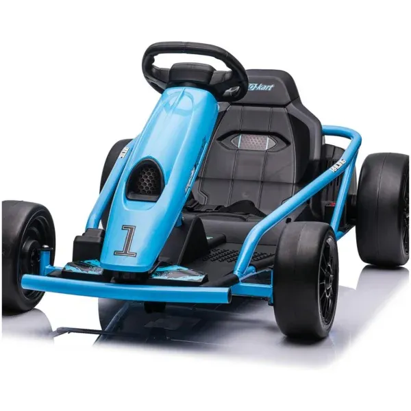 24V Go Kart for kids with Drift Function – Blue - Image 5
