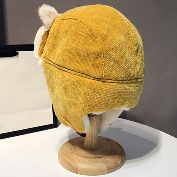 Women's Winter Hat (Head Circumference: 56-58 cm) - Cute Cat Ears - Aviator Hat with Earflaps - Ski Ushanka with Buckle Closure - Image 4