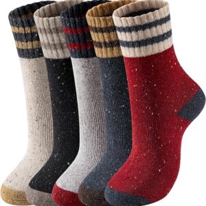 Thermal socks - Soft, thick, warm - Vintage knit - Casual socks