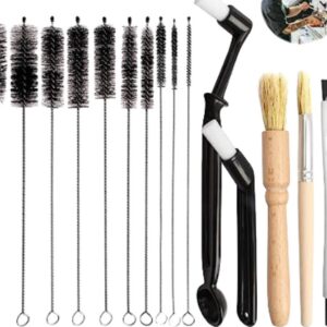 Coffee machine cleaning brush - 15 pieces - barista accessories - cleaning brush set - Cleaning brush for coffee machine - Cleaning brush for coffee spout and milk hose coffee machine - cleaning brush espresso machine