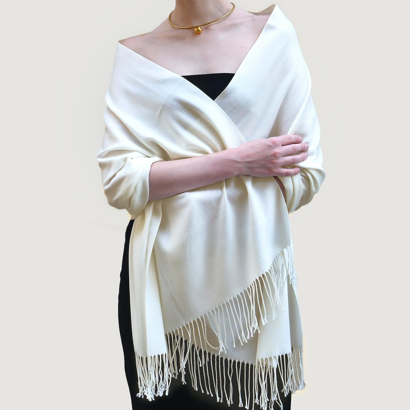 Shawls and Wraps for Evening Dress Women's Scarf Wedding Bride Bridesmaid Gifts Winter Scarves(beige) - Image 3