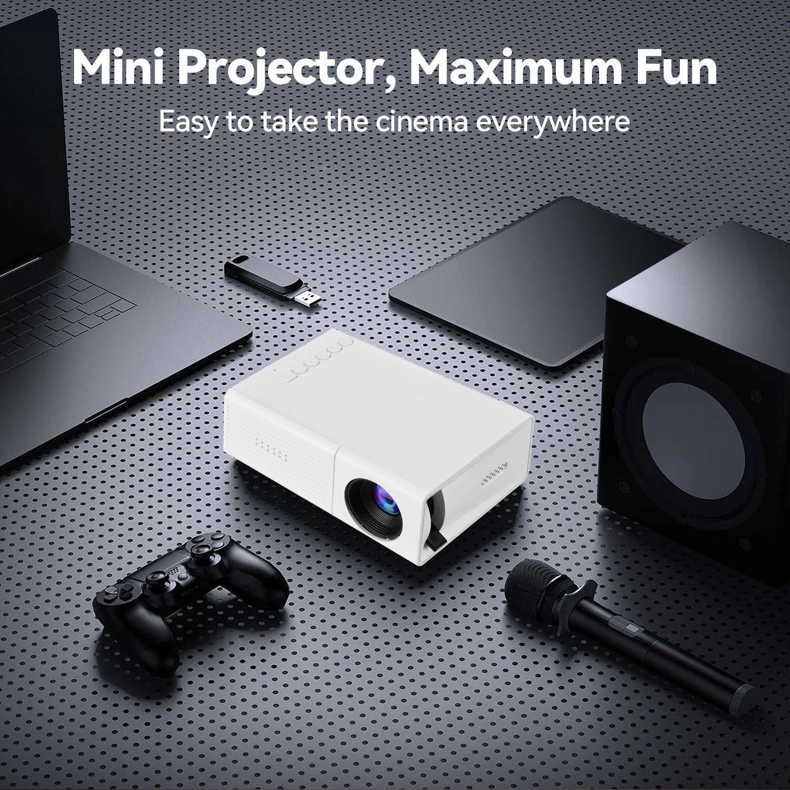 M3S Mini Projector White AU - Image 3
