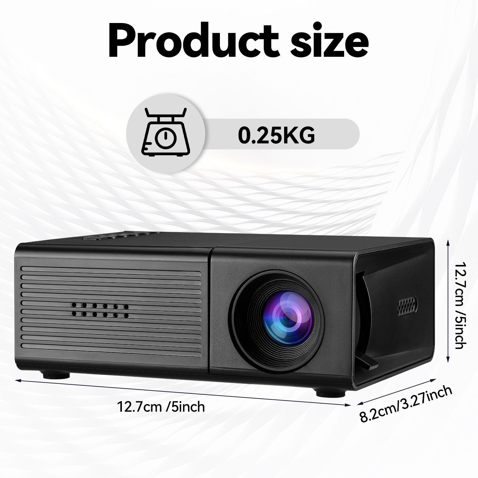 M3S Mini Projector Black AU - Image 8