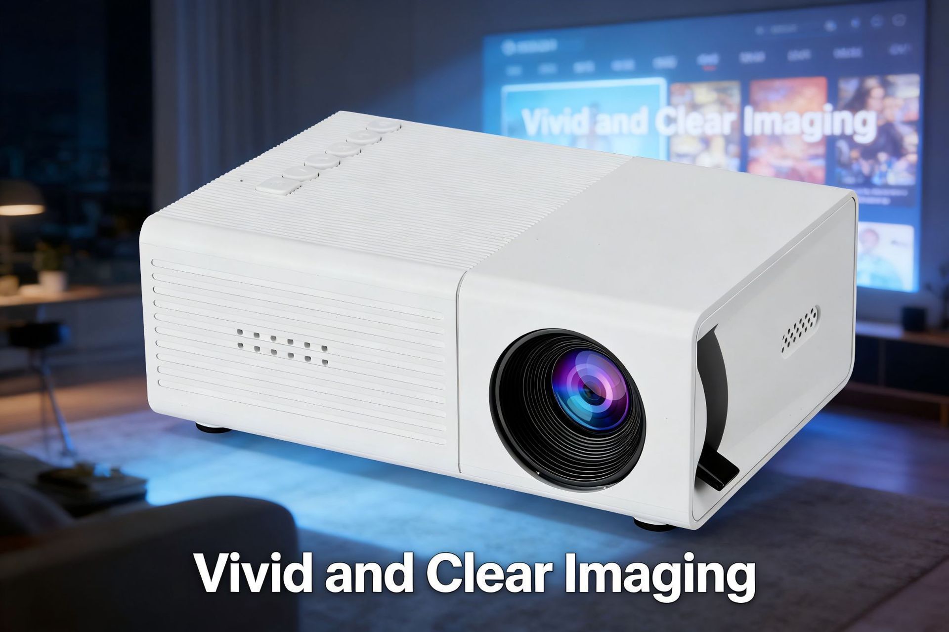 M3S Mini Projector White USB-Powered - Image 15