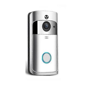 Wireless Video Doorbell Camera with Ringtone, Silver