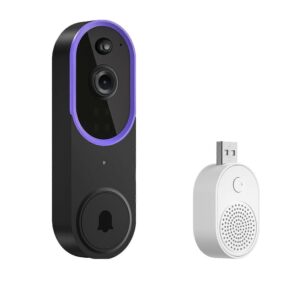 Smart Wireless Video Doorbell, HD Night Vision, Intercom Security