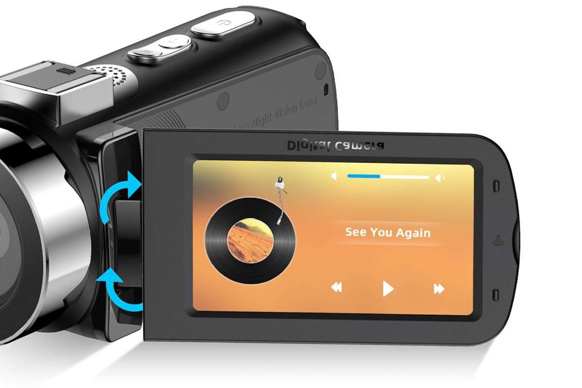 4K Video Camera Camcorder 64MP Vlogging Camera With 28X Digital Zoom for YouTube - Standard Version - Image 3