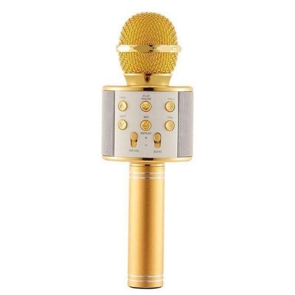 Handheld Wireless Bluetooth Microphone with Speaker for IOS Android Phone Computer 1800mAh Battery Black - Image 3