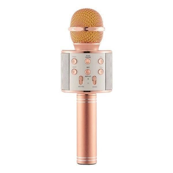 Handheld Wireless Bluetooth Microphone with Speaker for IOS Android Phone Computer 1800mAh Battery Black - Image 4