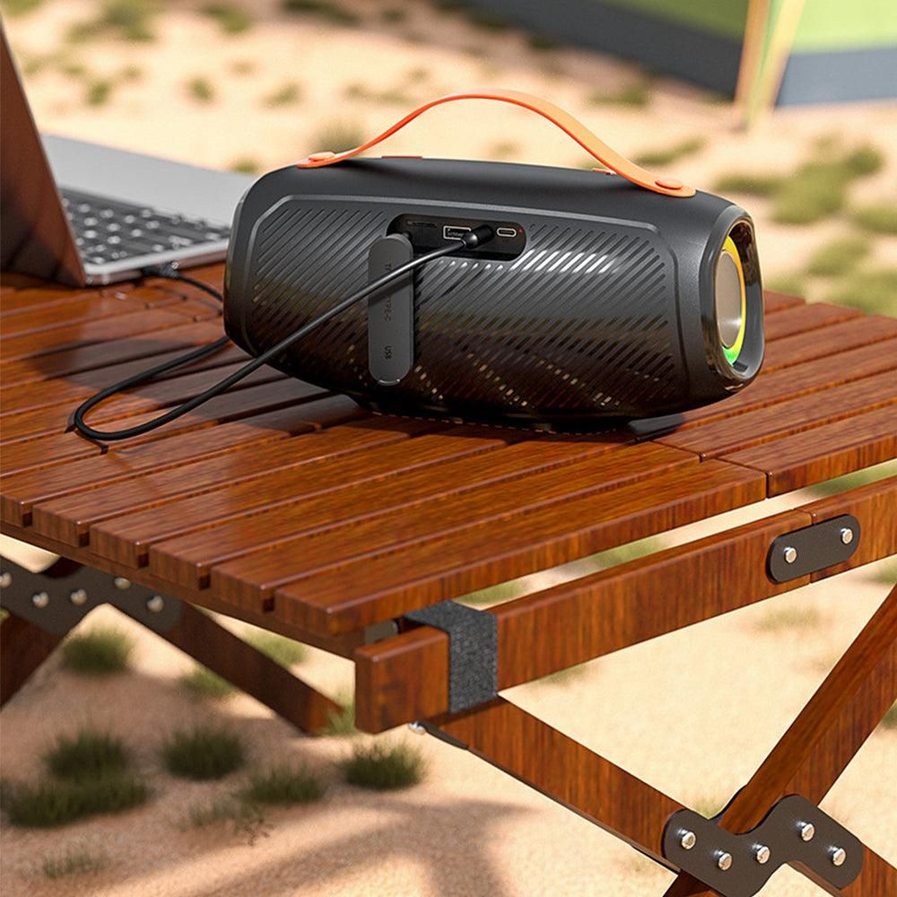 Portable Bluetooth Wireless Speaker With LED Lights For Indoor Outdoor Party - Image 6