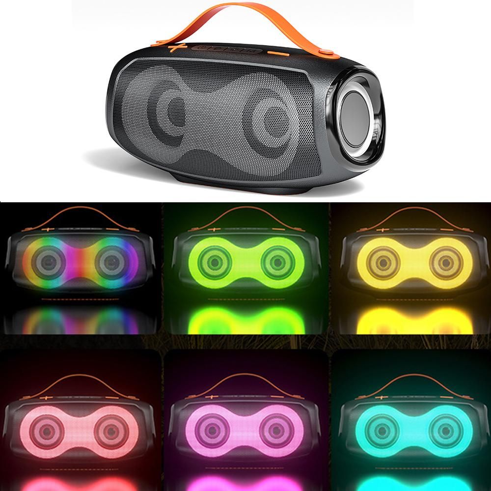 Portable Bluetooth Wireless Speaker With LED Lights For Indoor Outdoor Party - Image 8