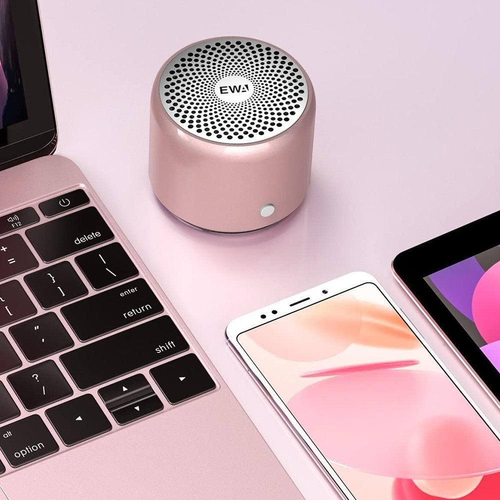 Portable Wireless Mini Bluetooth Speaker Mic Bathroom Shower Speaker Pink - Image 3