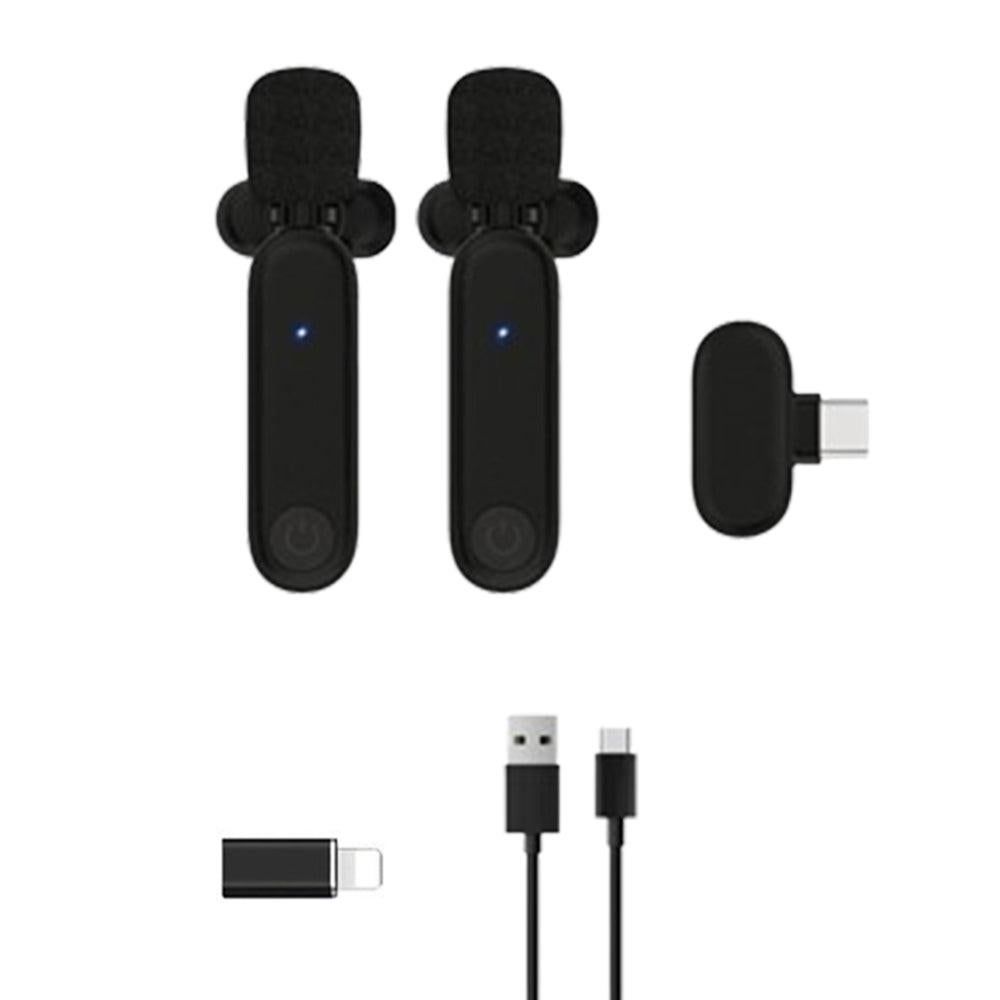 2.4G Wireless Lavalier Microphone Plug and Play Mic for Android iPhone iPad Vlog Live Stream White - Image 5
