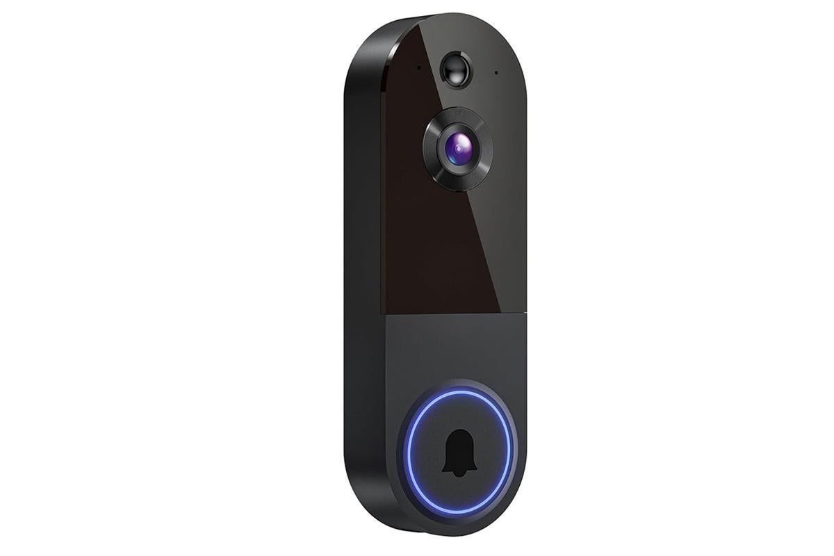 Smart Video Doorbell Camera Wireless Outdoor Doorbell Camera-Black - Image 3