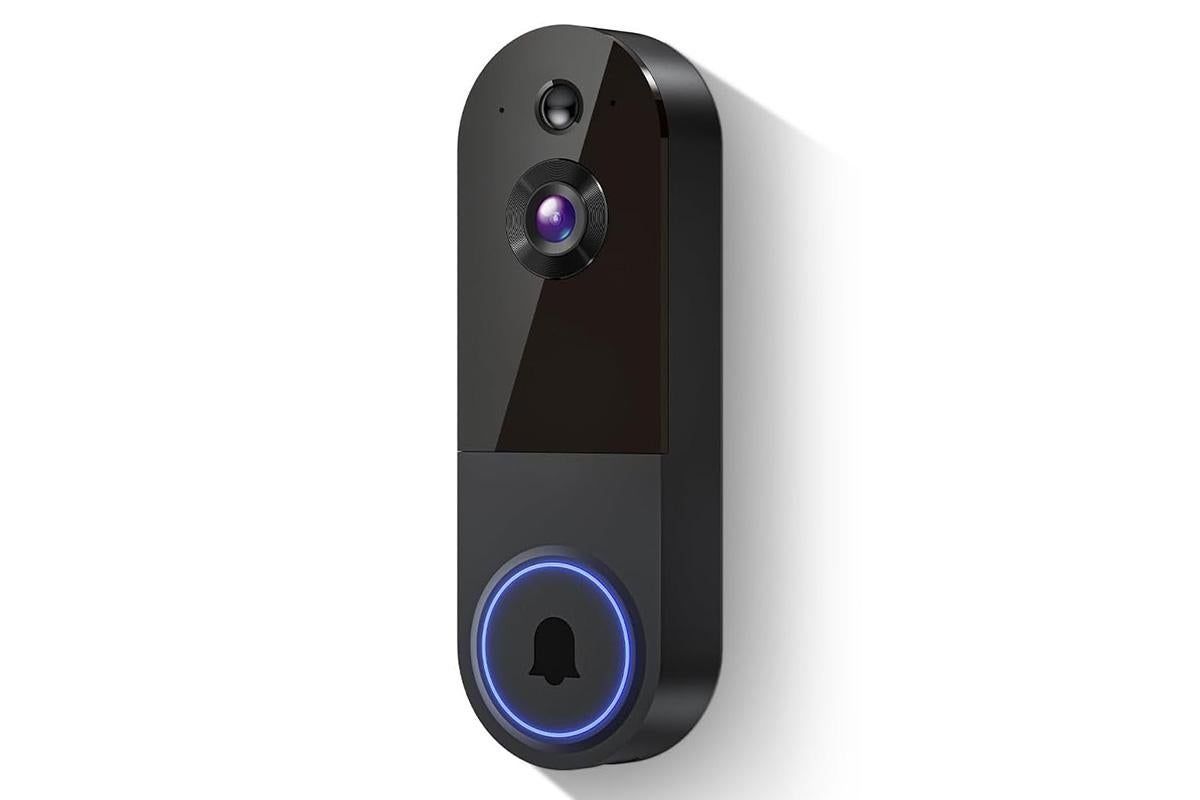 Smart Video Doorbell Camera Wireless Outdoor Doorbell Camera-Black - Image 5