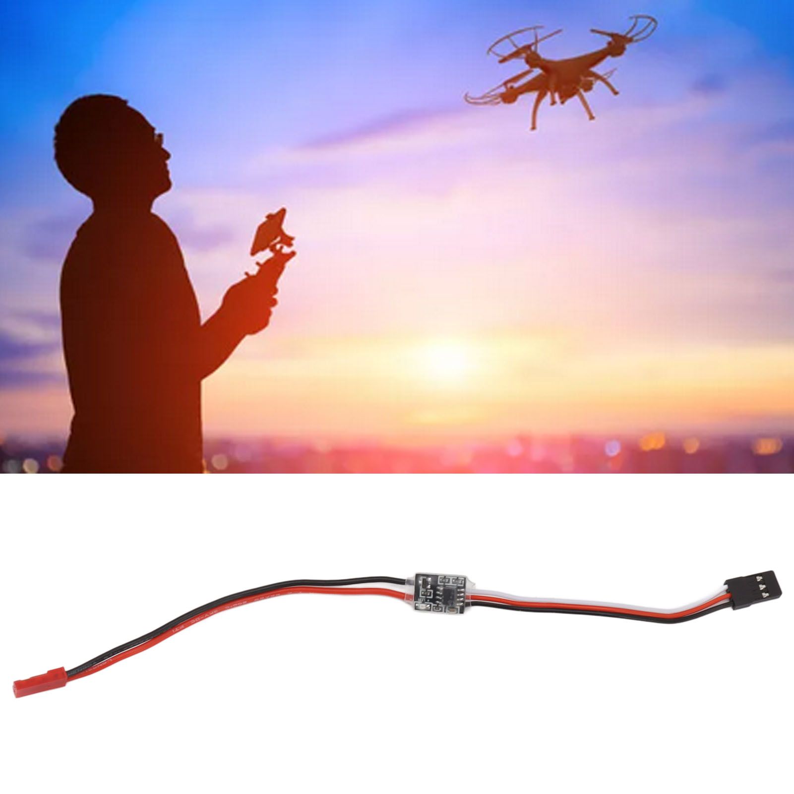 3‑5V 2A Remote Control Electronic Switch High Current RC Electronic Switch for RC Drone Water Pump PWM Signal Control - Image 12