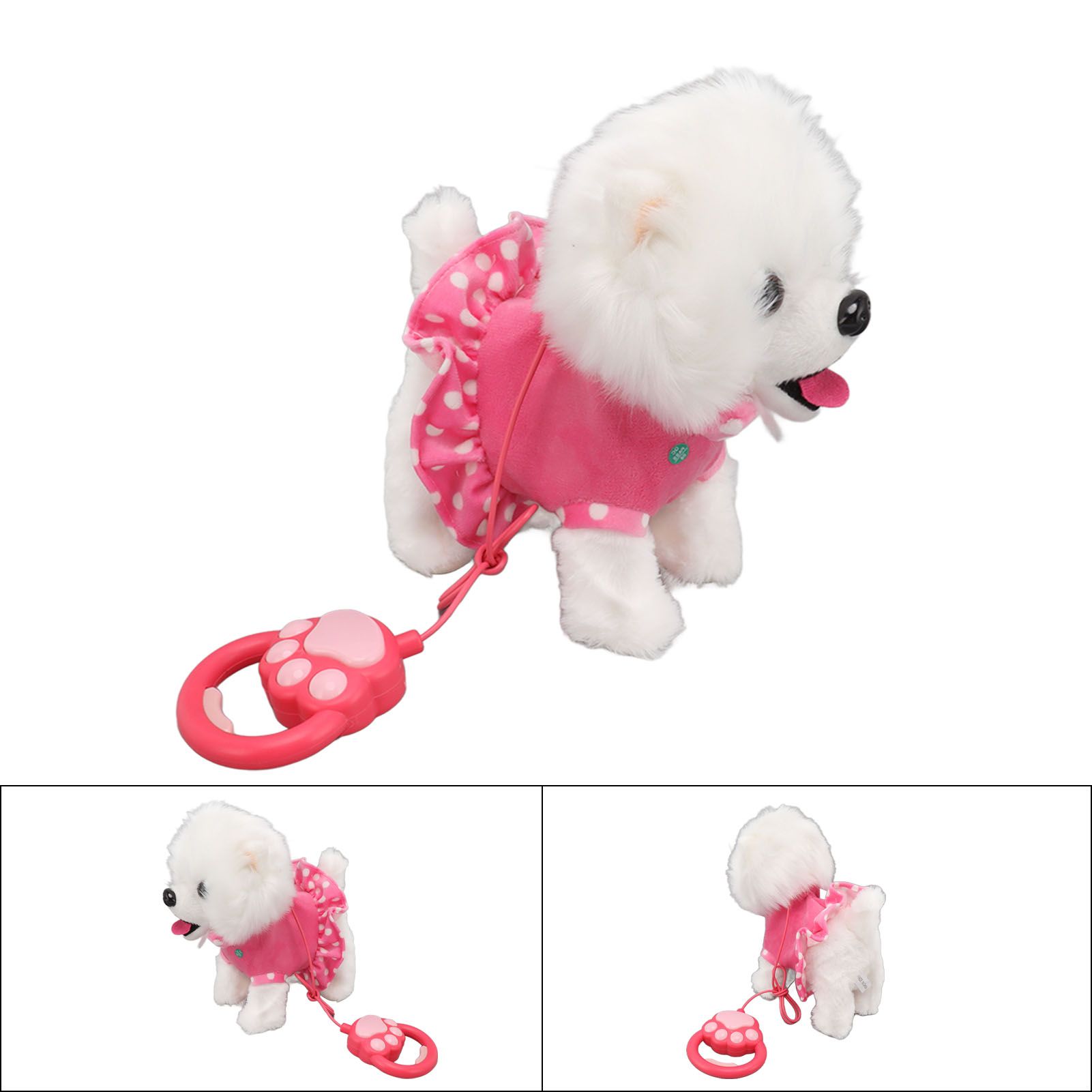 Electronic Plush Dog Interactive Puppy Singing Walking Toy with Remote Control Leash Kids Toddler Birthday Gifts Pink - Image 9