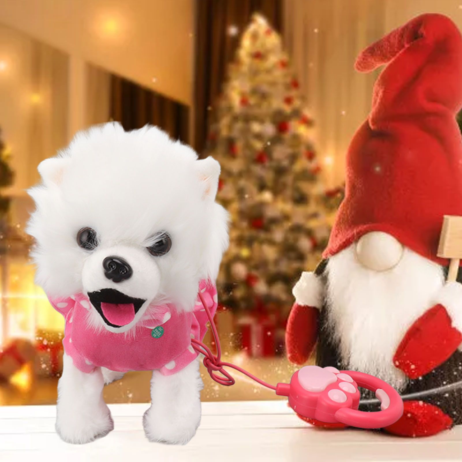 Electronic Plush Dog Interactive Puppy Singing Walking Toy with Remote Control Leash Kids Toddler Birthday Gifts Pink - Image 11