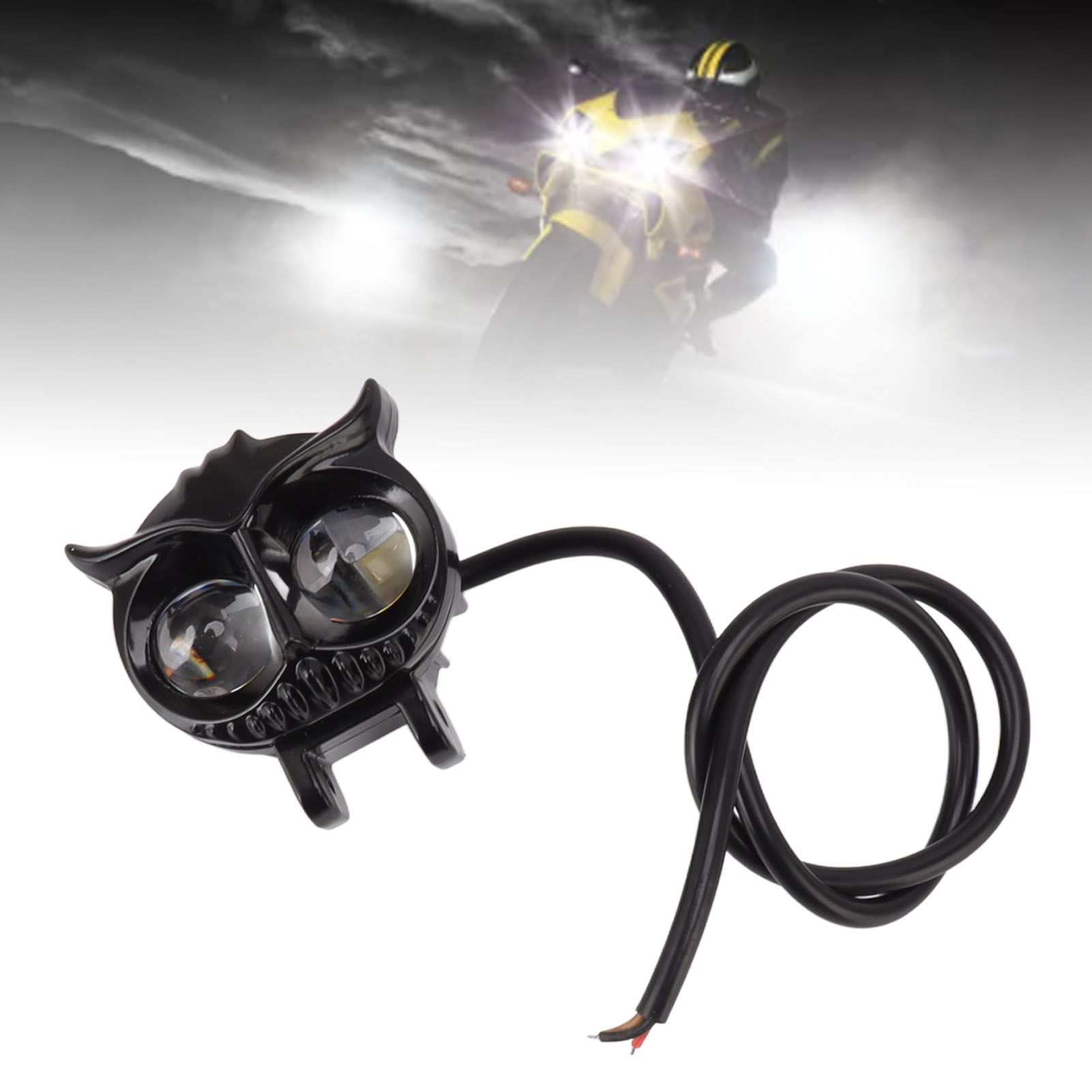 Motorcycle Driving Fog Lights Bird Shape 2000LM IP67 Waterproof Motorcycle LED Headlight for 12‑80V Motorbikes - Image 12