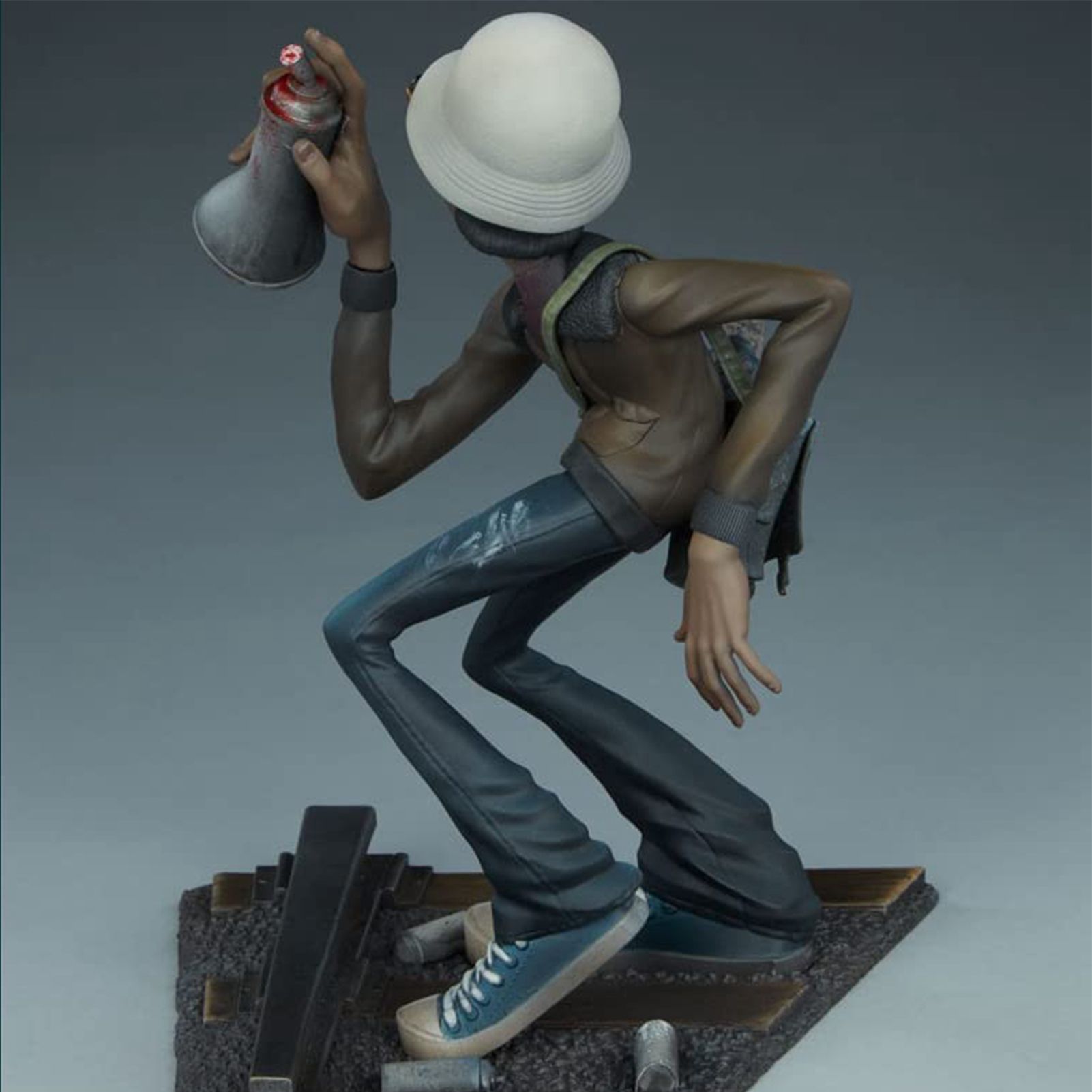 Hip Hop Elements Sculpture Artist Statue DJ Break Dance Modeling Resin Sculpture - Image 3