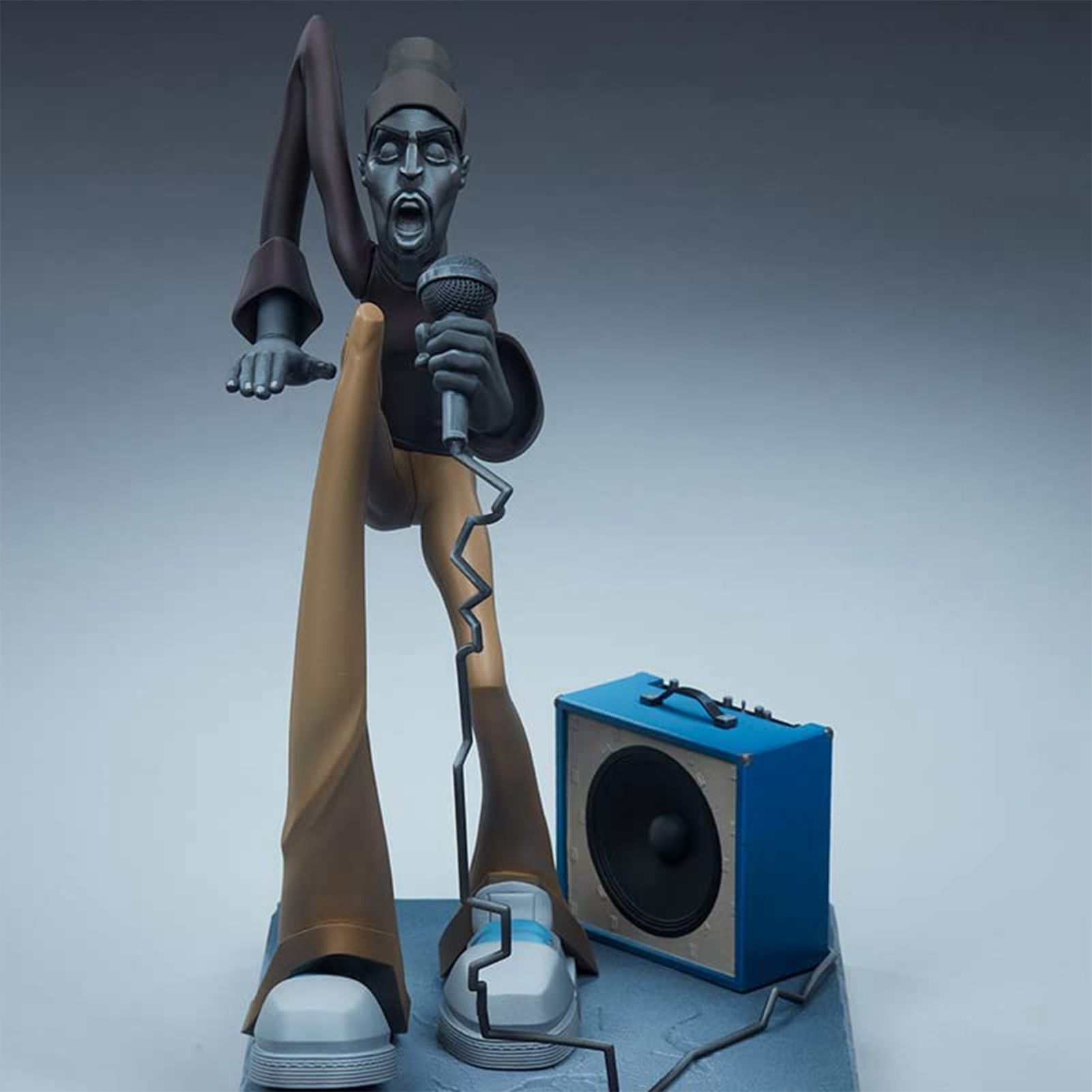 Hip Hop Elements Sculpture Artist Statue DJ Break Dance Modeling Resin Sculpture - Image 6