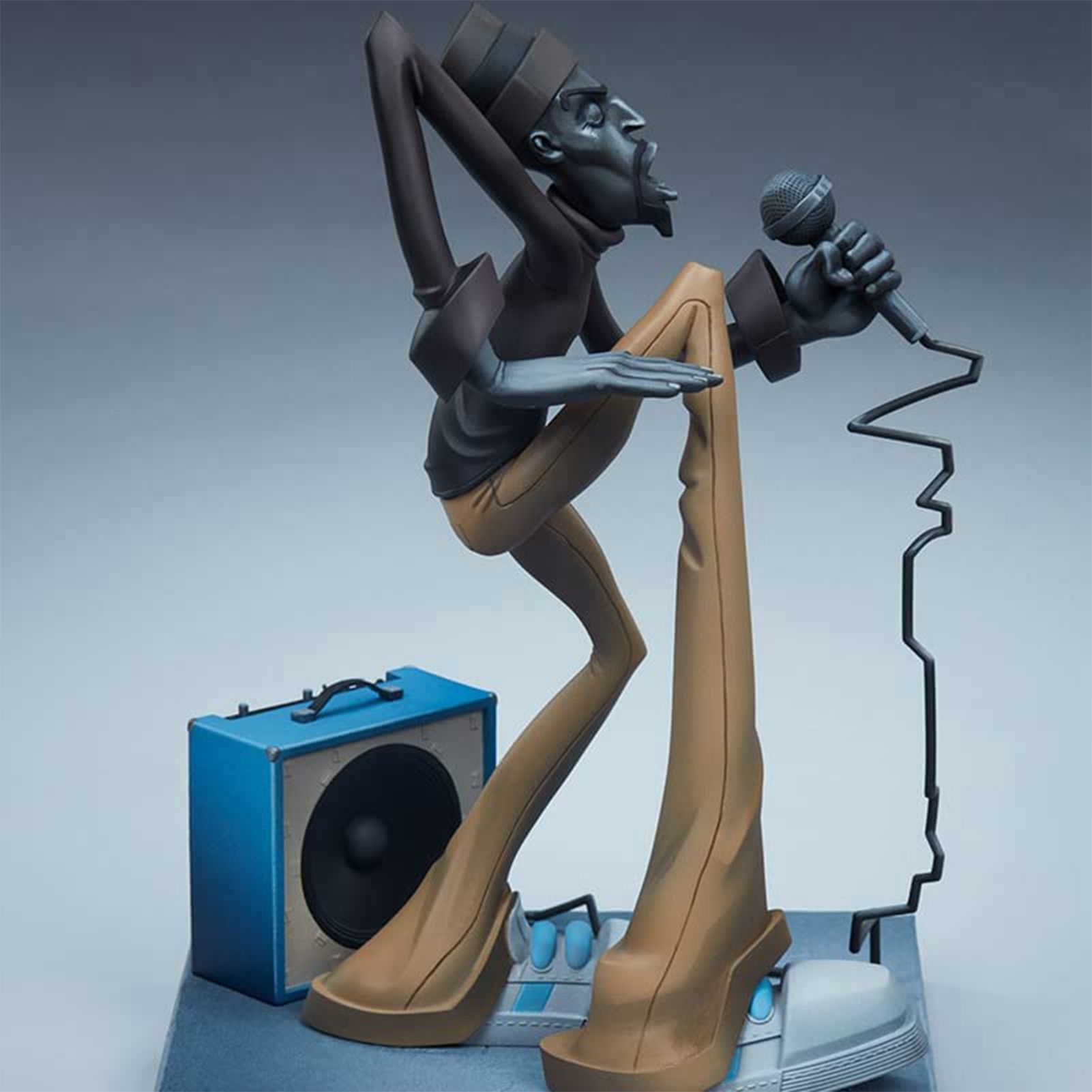 Hip Hop Elements Sculpture Artist Statue DJ Break Dance Modeling Resin Sculpture - Image 7