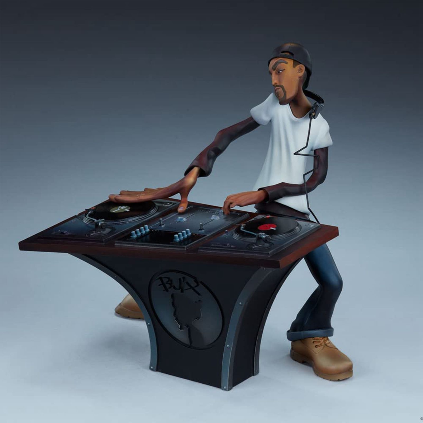 Hip Hop Elements Sculpture Artist Statue DJ Break Dance Modeling Resin Sculpture - Image 9