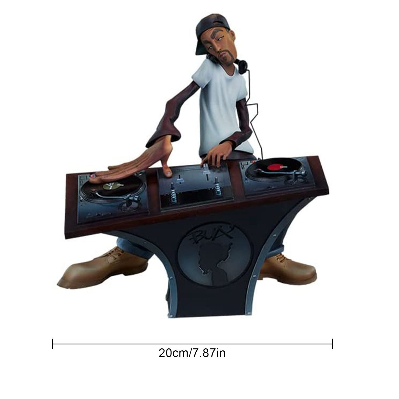 Hip Hop Elements Sculpture Artist Statue DJ Break Dance Modeling Resin Sculpture - Image 11