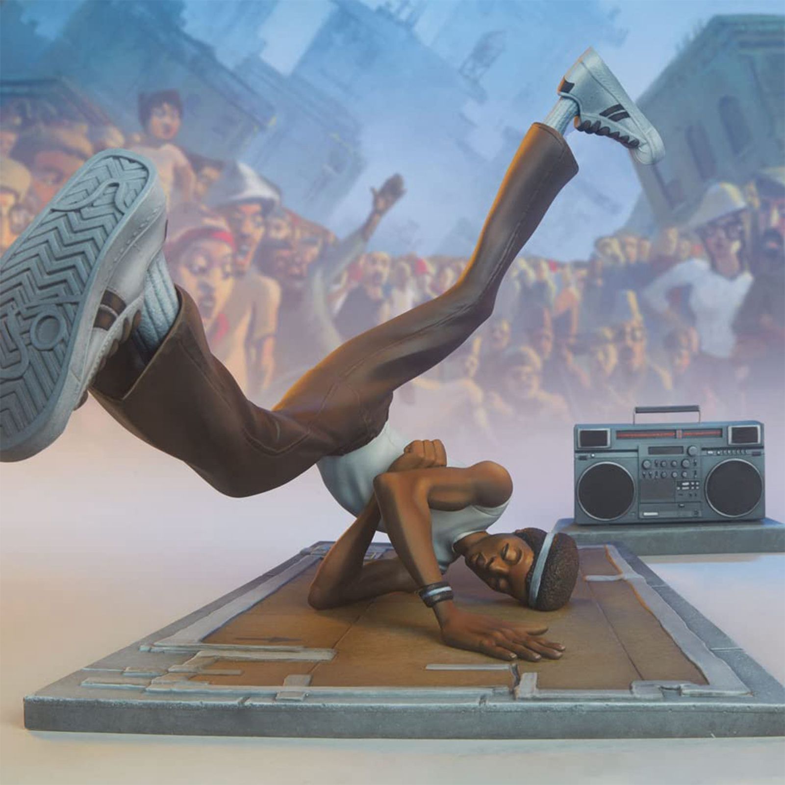 Hip Hop Elements Sculpture Artist Statue DJ Break Dance Modeling Resin Sculpture - Image 13