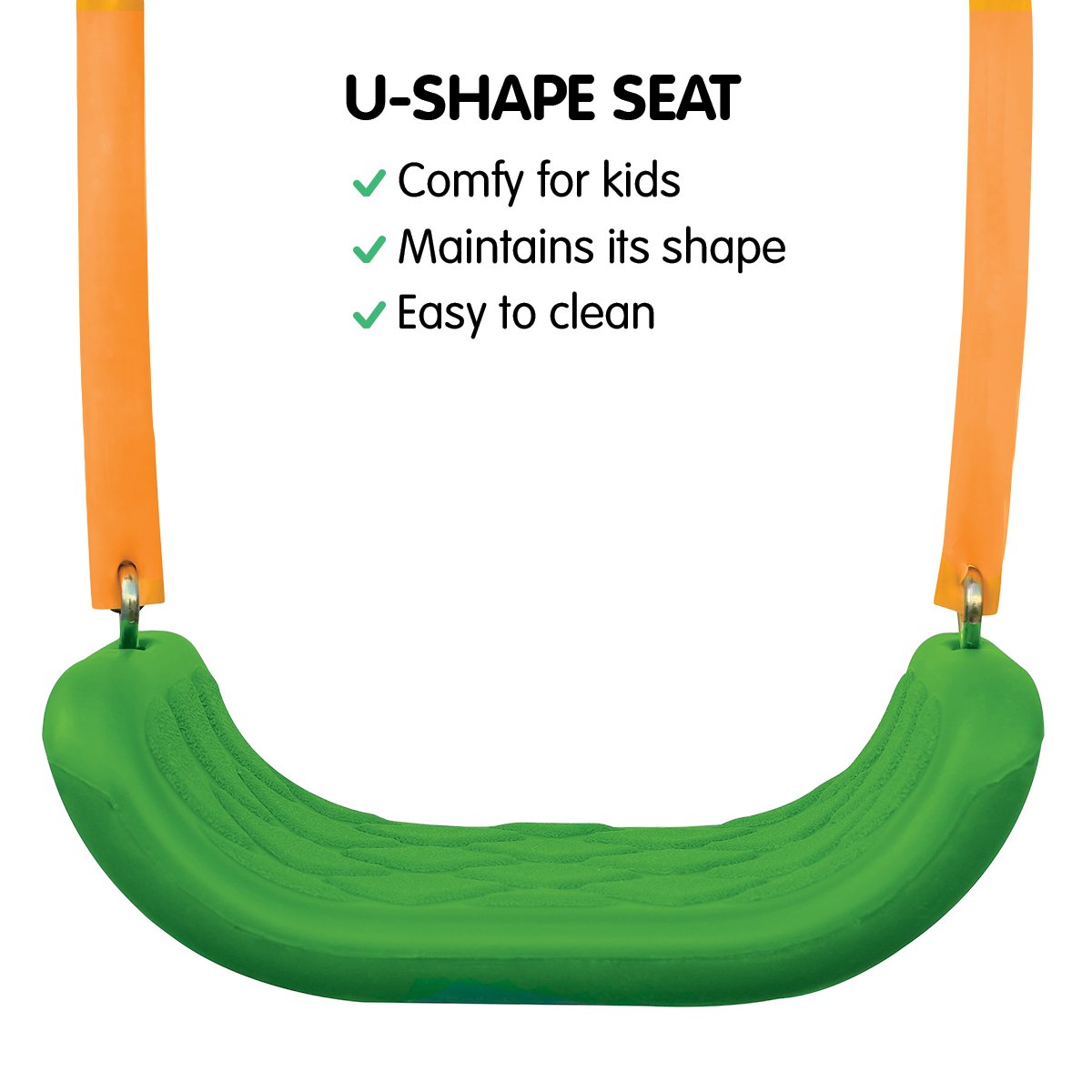 Kahuna Kids 4-Seater Swing Set Purple Green - Image 4