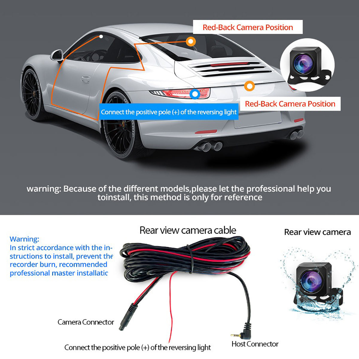 10” 4K Mirror Dash Cam, 2K Rear Camera, WiFi GPS ADAS BSD, Stream Media, 64GB Included - Image 10
