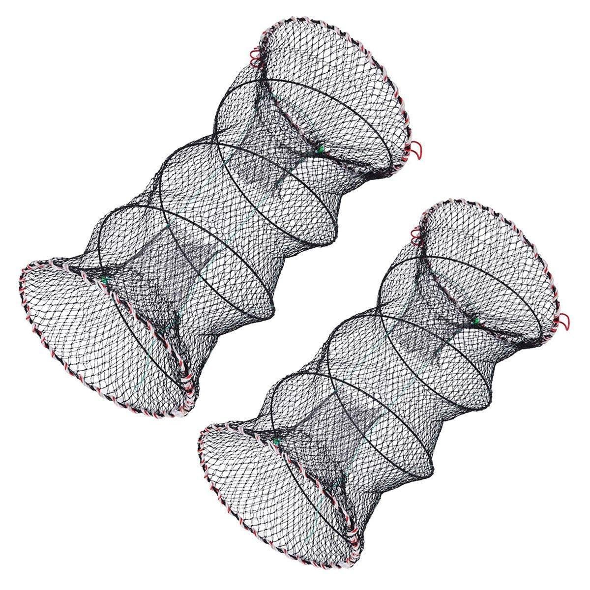 2PCS Shrimp Crab Lobster Fishing Net Fish Trap Cage for Carp Crucian Breeding - Image 2