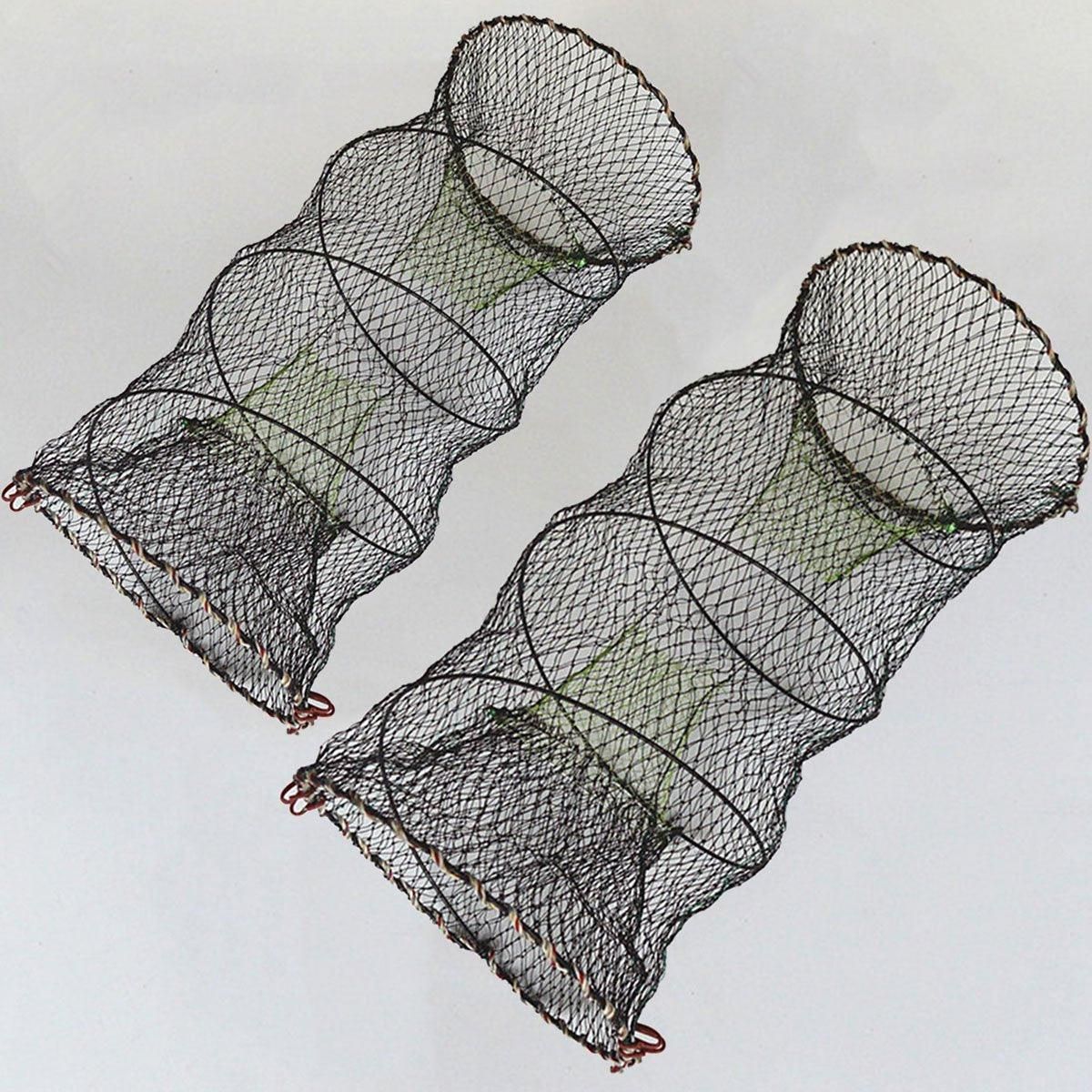 2PCS Shrimp Crab Lobster Fishing Net Fish Trap Cage for Carp Crucian Breeding - Image 12