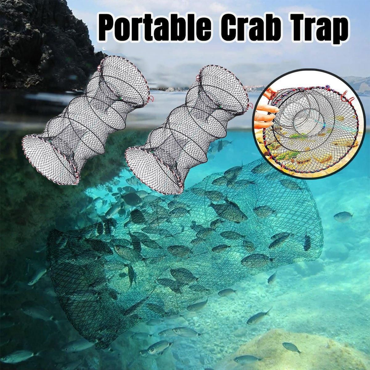 2PCS Shrimp Crab Lobster Fishing Net Fish Trap Cage for Carp Crucian Breeding - Image 15