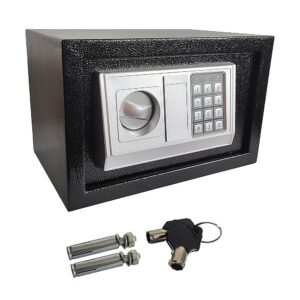 Electronic Digital Safe Security Box with Key Override Home Office Cash Jewellery Safe 8.5L
