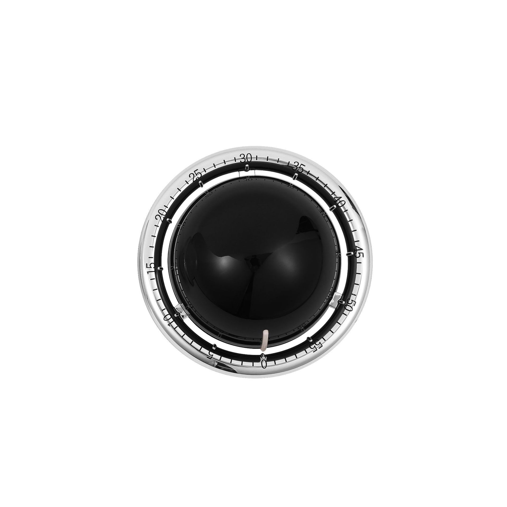 Black Retro Planet Mechanical Kitchen Timer Magnetic Countdown Clock Battery-Free Metal Core Loud Alarm for Cooking Study - Image 2