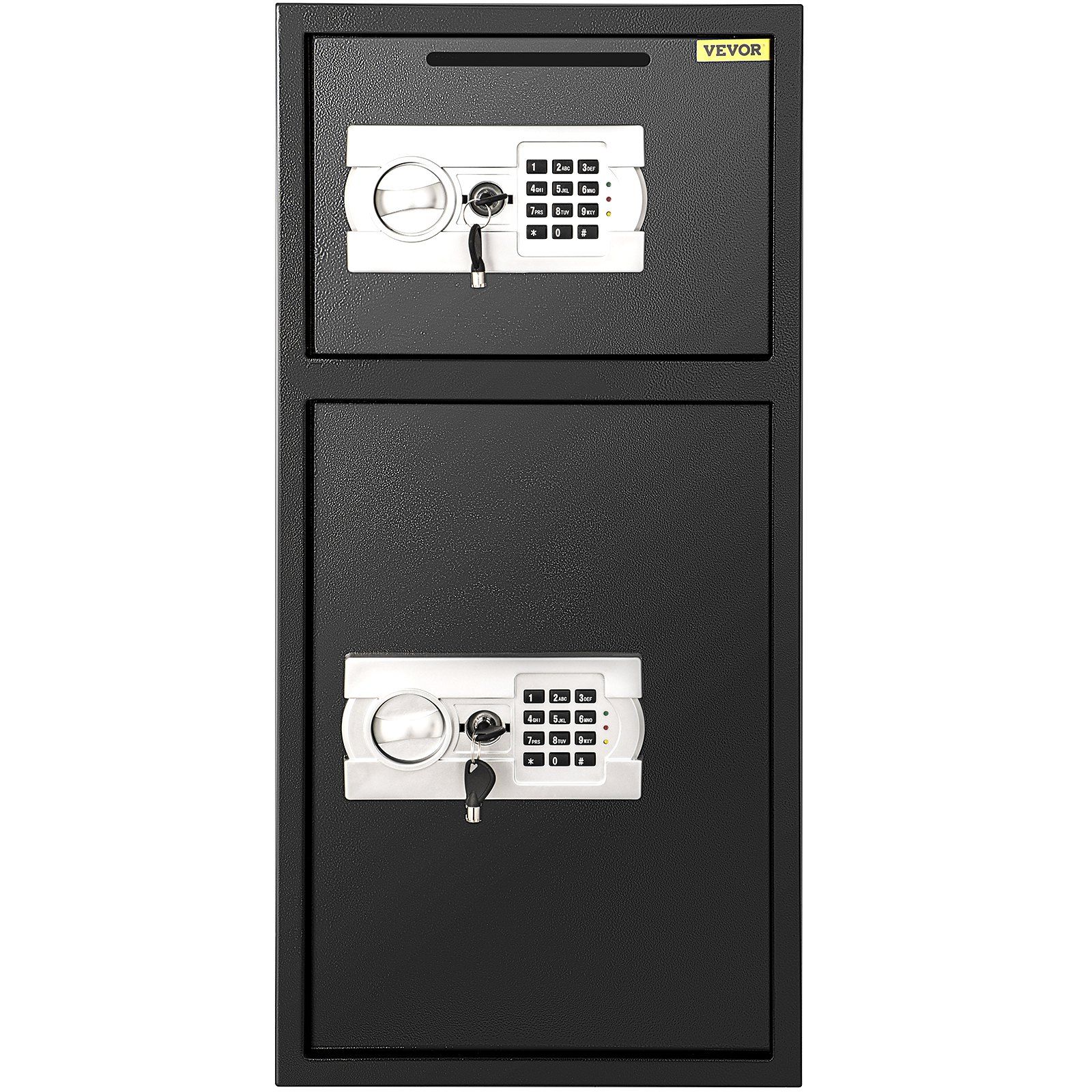 Large Double Door Security Safe Box 2.6 Cubic Feet Steel Safe Box Strong Box with Digital Lock for Money Gun Jewelry Black - Image 9