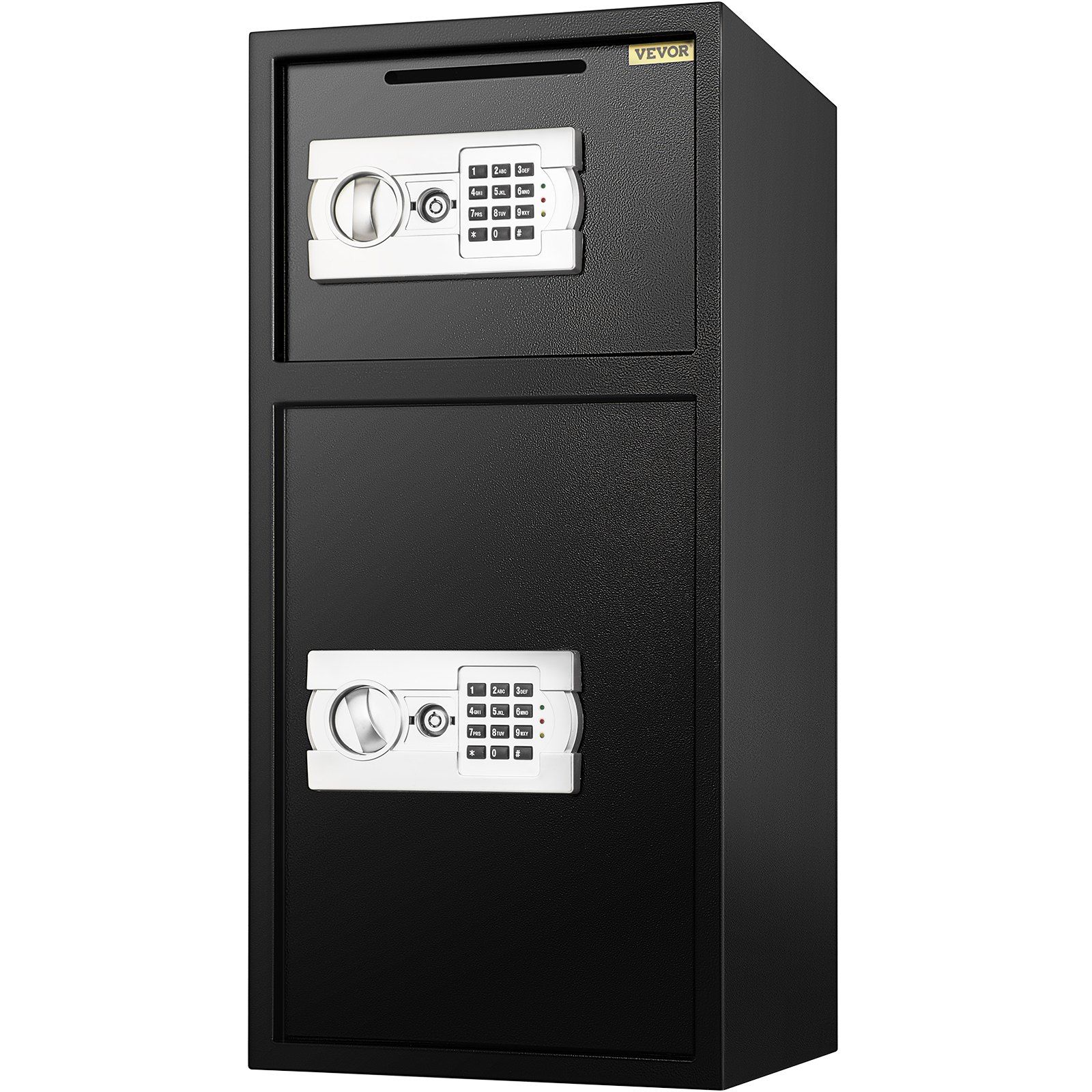 Large Double Door Security Safe Box 2.6 Cubic Feet Steel Safe Box Strong Box with Digital Lock for Money Gun Jewelry Black - Image 10