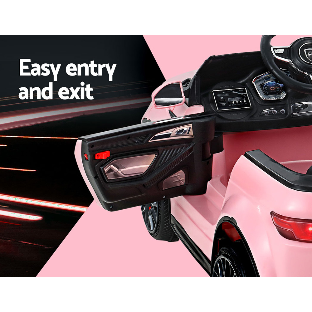 Rigo Kids Electric Ride On Car Range Rover-inspired Toy Cars Remote 12V Pink - Image 5