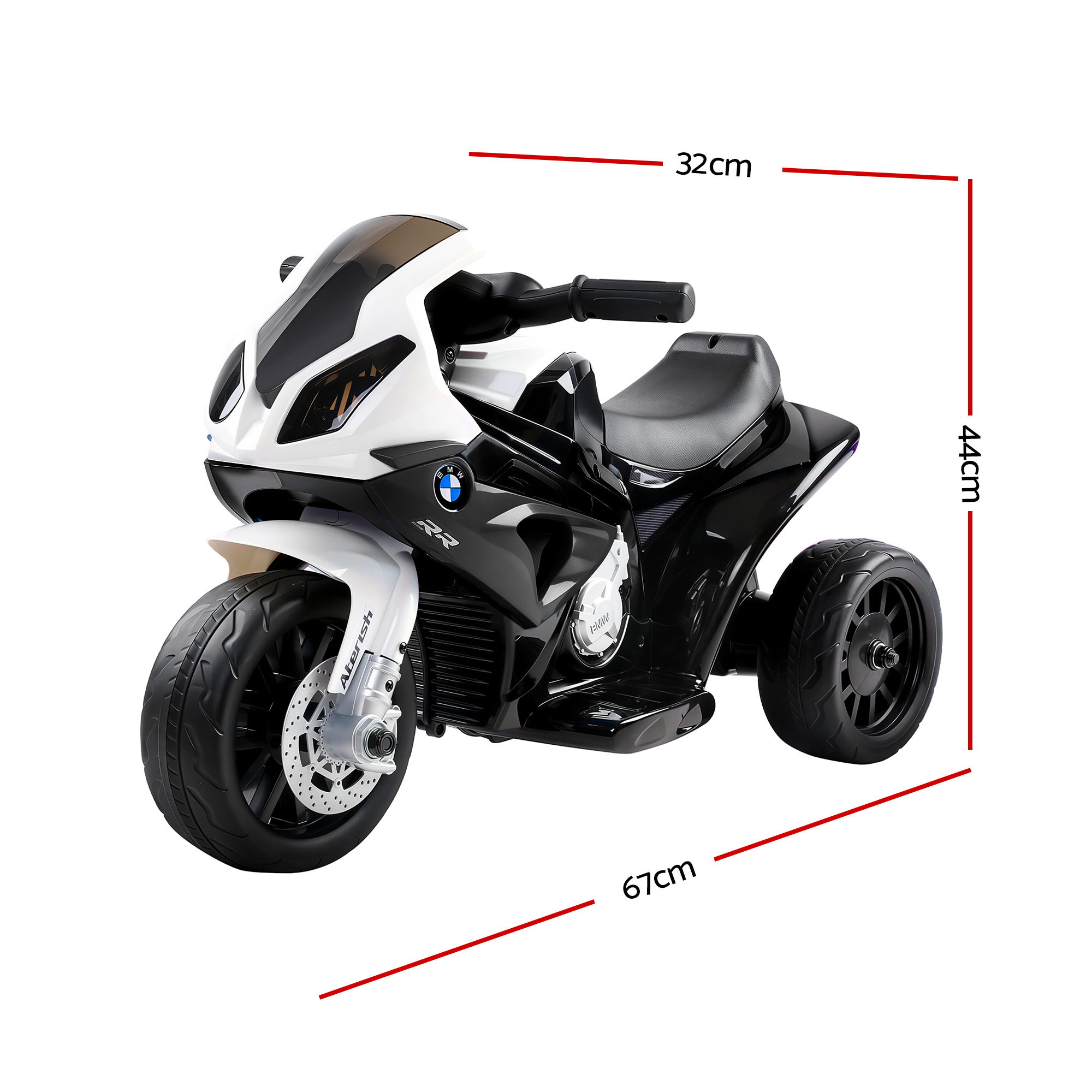 Kids Ride On Car Electric Ride On Cars Motorcycle Motorbike BMW Licensed S1000RR Black - Image 2