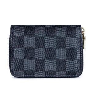 Blue Anti-Magnetic Card Wallet, Creative Multi-Slot Large Capacity Card Holder for Bank Cards, ID, Driver Licence & Business Cards