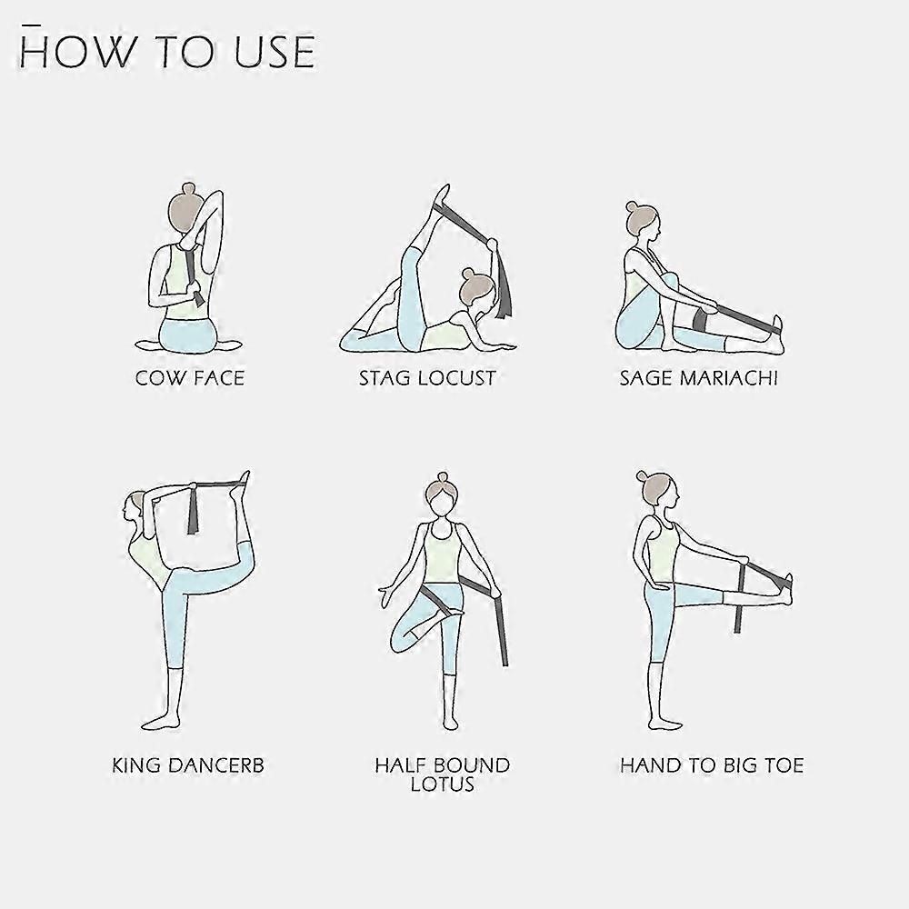 Yoga Strap With Loops - Stretching Strap, Eco-friendly, Physical Therapy Strap, Yoga Stretch Strap & Mat Carrier - Image 5