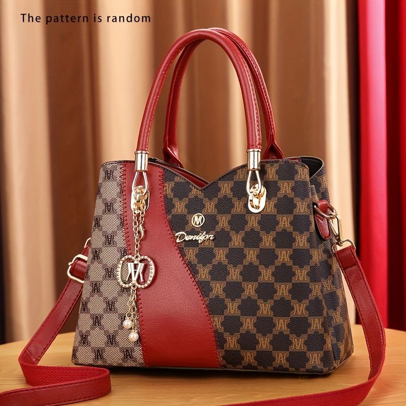 Women'S Handbag Shoulder Bag Cross-Body Bag Autumn Winter Fashion Premium - Red - Size 28-12-19 - Image 2