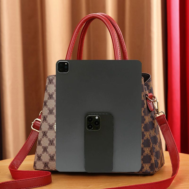 Women'S Handbag Shoulder Bag Cross-Body Bag Autumn Winter Fashion Premium - Red - Size 28-12-19 - Image 4
