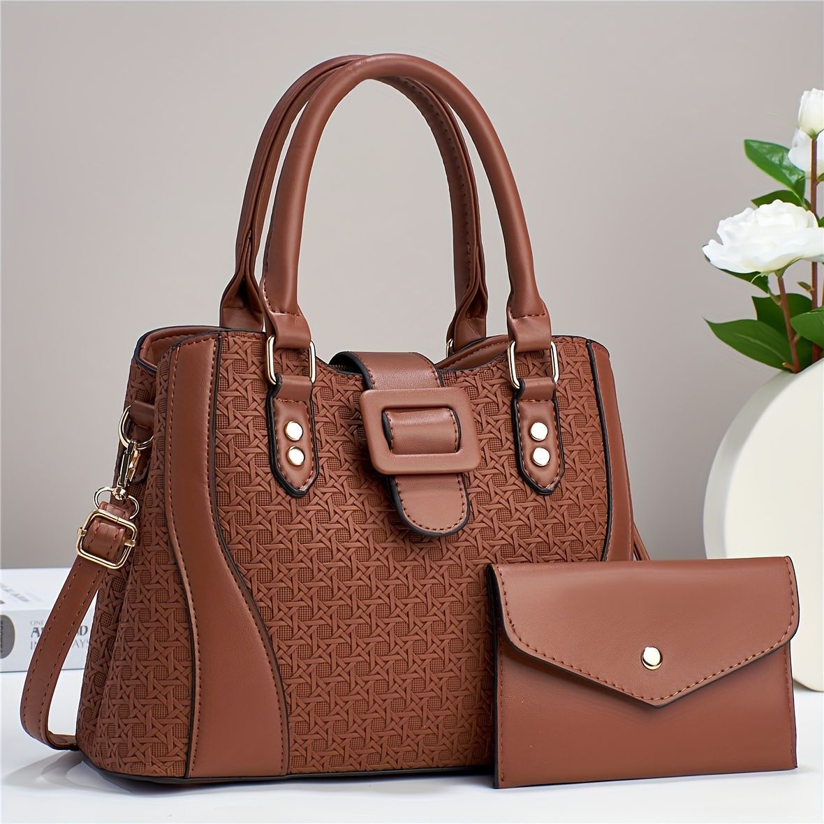 Ladies Handbag Small Purse Fashion Handbag Trendy Bag Australian Women Durable - Black - Size 30-13-23 - Image 4
