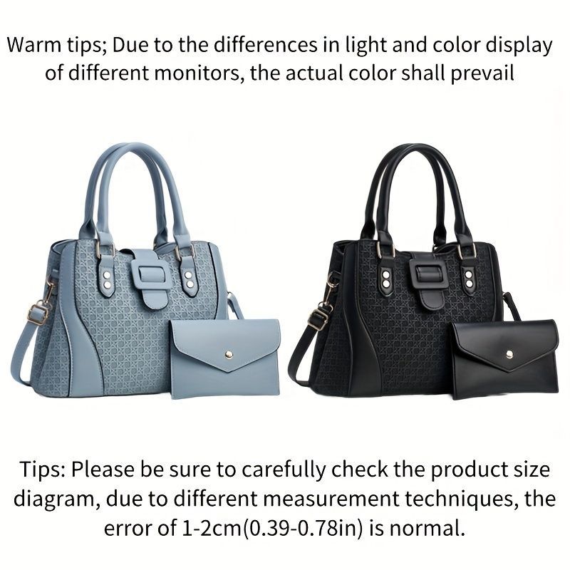 Ladies Handbag Small Purse Fashion Handbag Trendy Bag Australian Women Durable - Black - Size 30-13-23 - Image 5