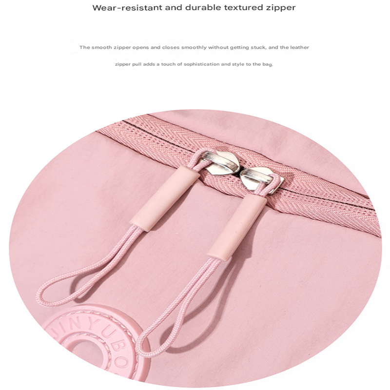 Beige Stylish & Lightweight Nylon Crossbody Bag for Women - Large Capacity Shoulder Hobo Bag with Water-Resistant Finish, Perfect for Travel & Daily Use - Image 5
