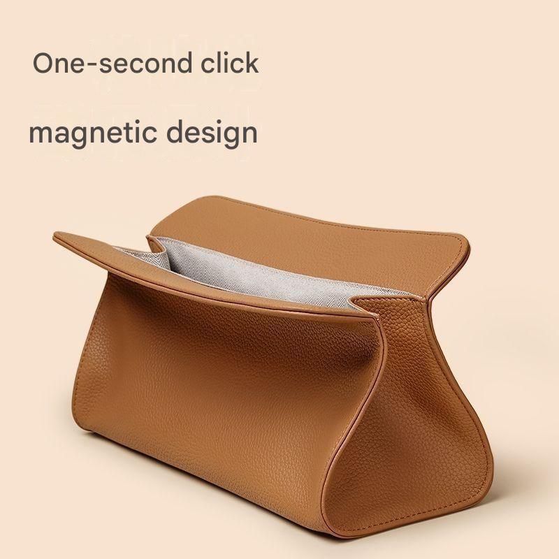 Pink Hair Dryer Storage Bag - Faux Leather Travel Organizer with Magnetic Closure, Waterproof Heat Resistant Pouch for Straighteners Curling Irons and Styling Tools - Image 4